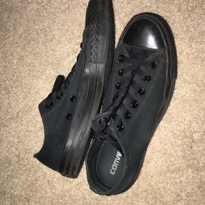 All black converse